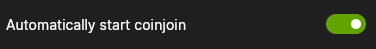 Coinjoin Settings Automatically Start Coinjoin